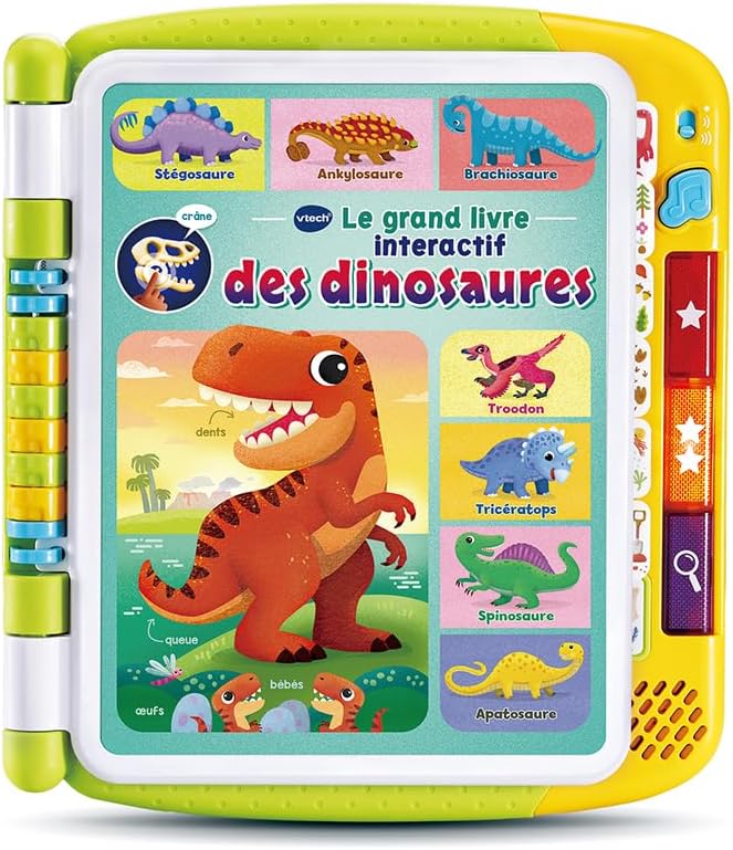 The Big Interactive Dinosaur Book - French Version