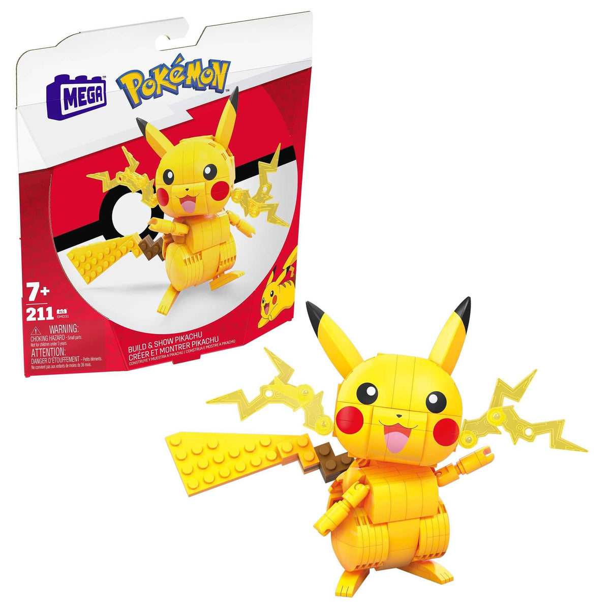 Pokemon Mega Pokémon Build & Show Pikachu