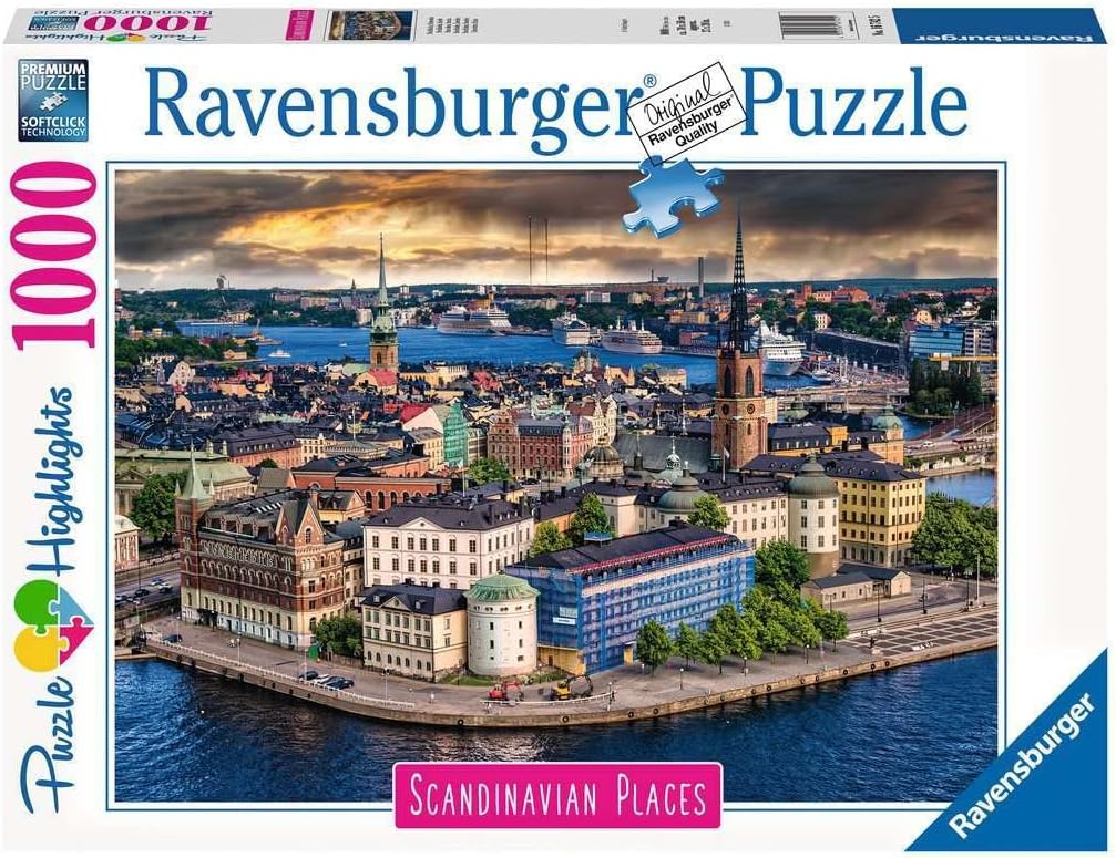 Sweden: Stockholm, Puzzle 1000 Pieces