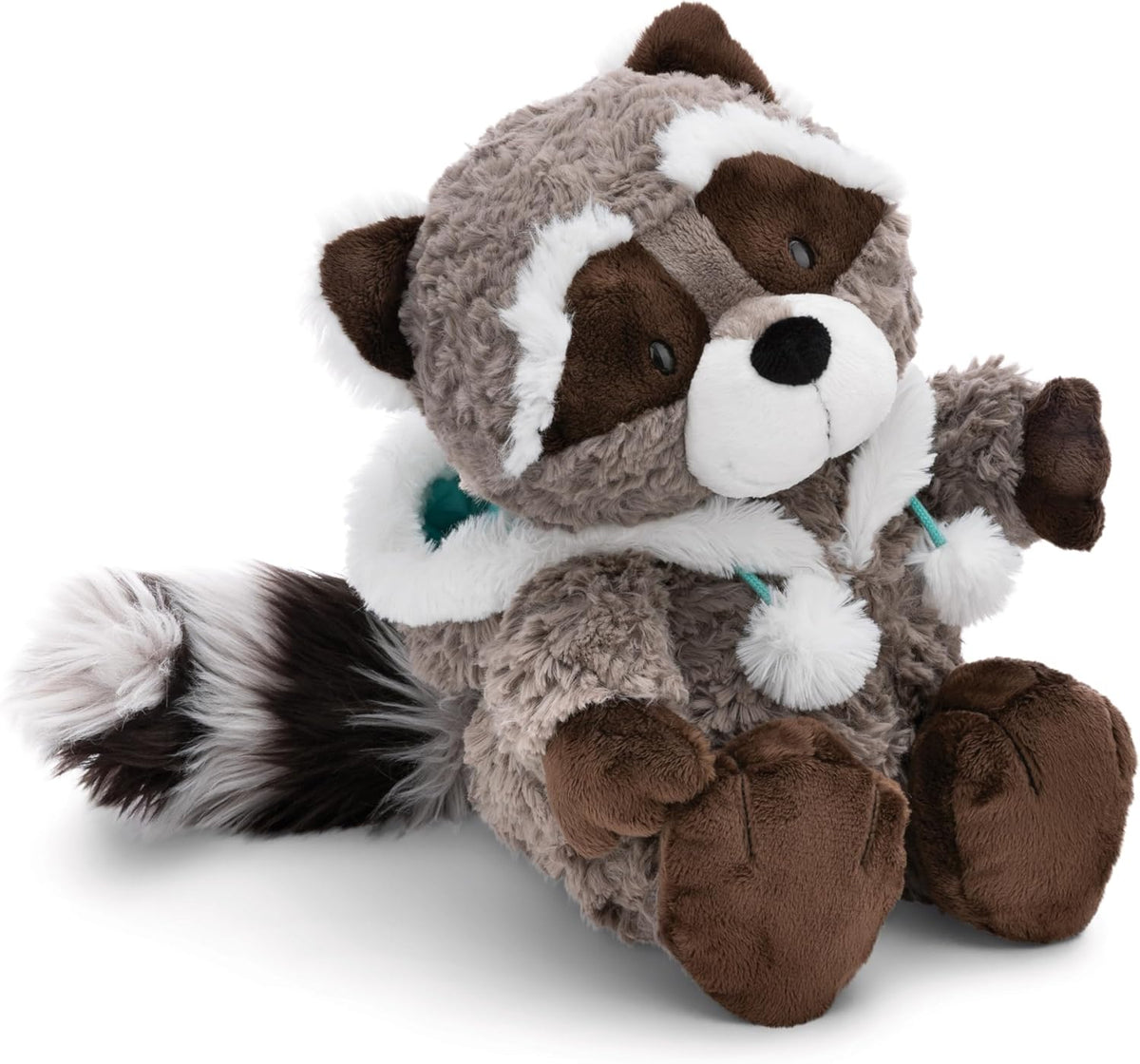 Cuddly Toy Raccoon Lenno with Hood - 25 cm