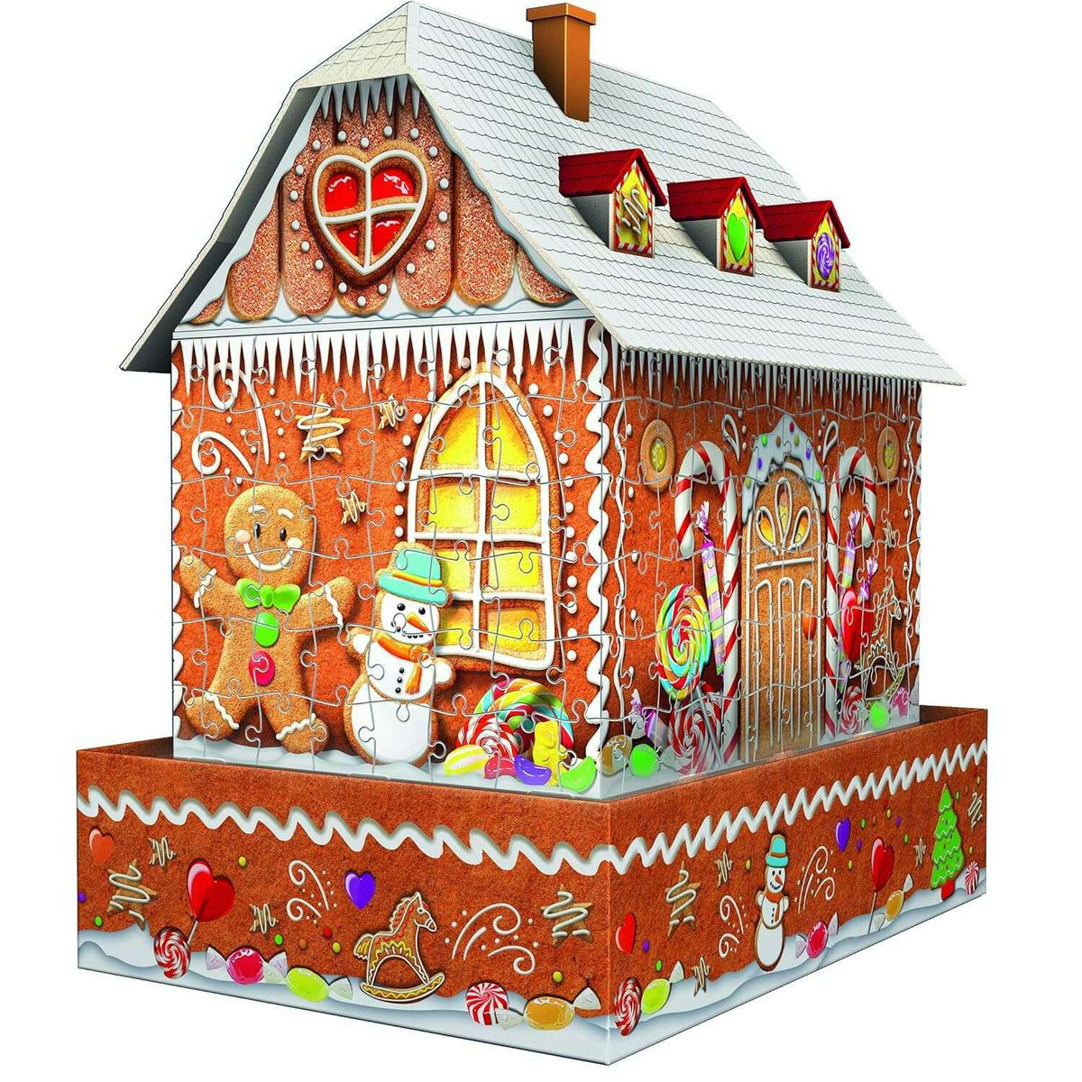 Gingerbread House 216 Piece 3D Puzzle puzzle Kids Gingerbread House 216 Piece 3D Puzzle Gingerbread House 216 Piece 3D Puzzle Ravensburger