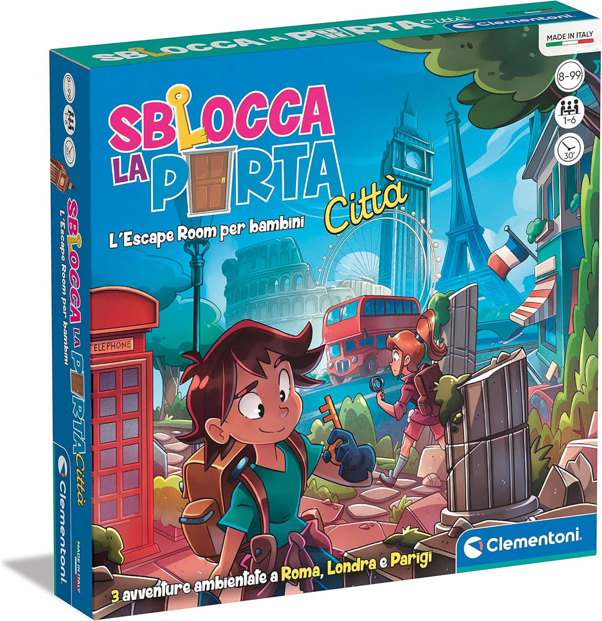 Unlock the door - City, board game