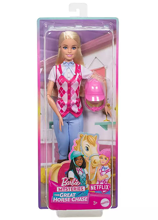 Barbie “Malibu” Doll With Riding Clothes & Accessories